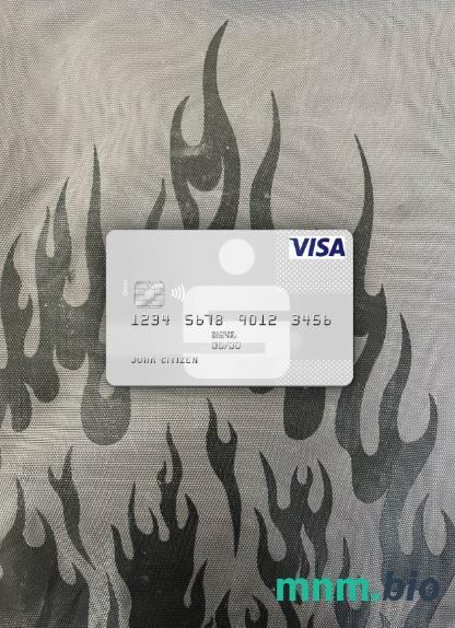 Germany Sparkasse Visa wygląd fotograficzny skan PSD + zdjęcie